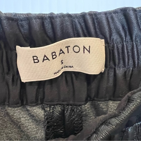 Aritzia BABATON Zedel Faux Leather Pullover Joggers. Size Small - Picture 8 of 9
